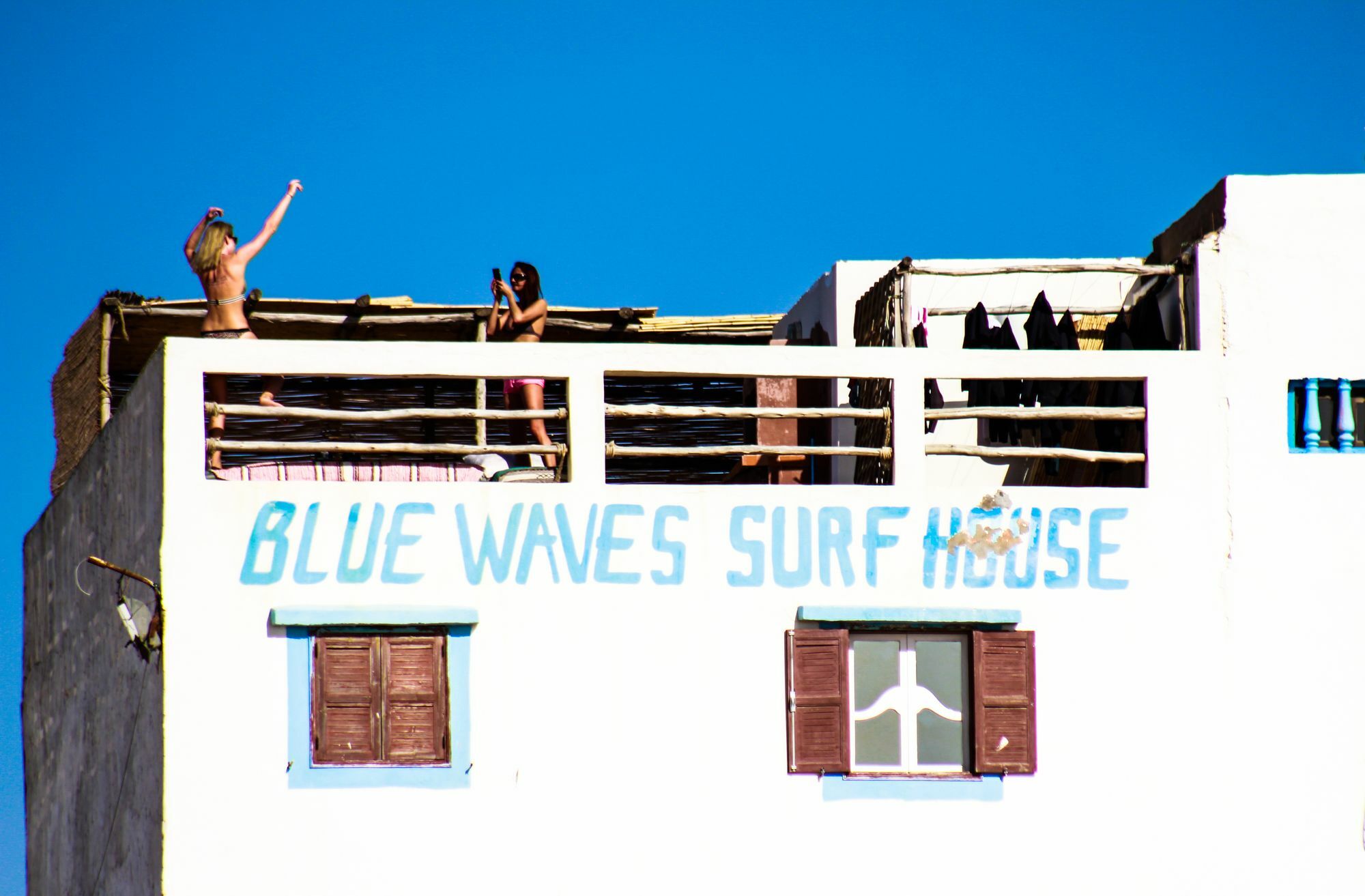Blue Waves Surf House Agadir Exterior foto